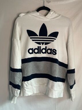 adidas Originals Trefoil Colorblock Hoodie Sweatshirt Size S - Pre-owned Good